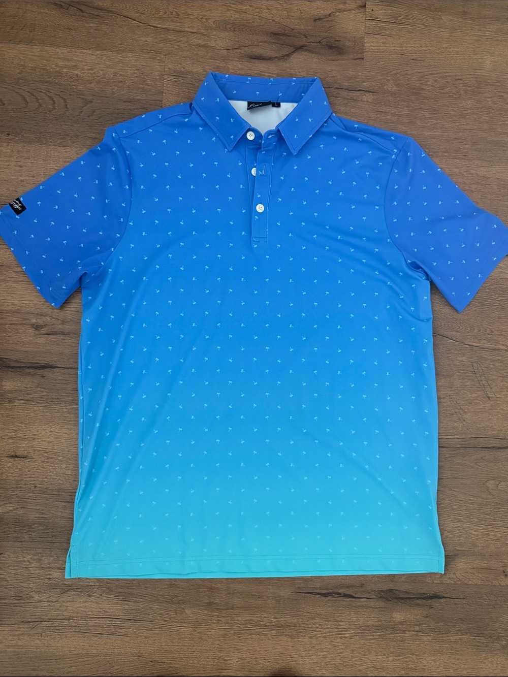 Sunday Swagger Blue Short-Sleeve Polo